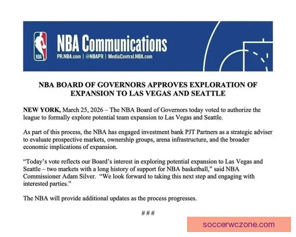 NBA启动扩军计划新球队特许经营权磋商估值或达到数十亿美元