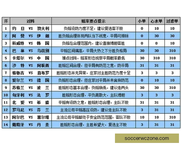 世界杯竞猜盘口深度解析与投注策略全方位指南